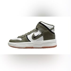 Nike Dunk High Up Cargo Khaki/White/Black Sneakers - Women’s Size 7.5